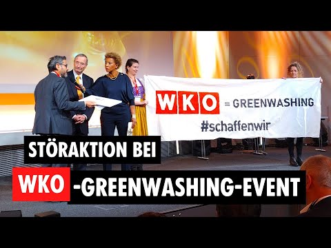 Unternehmer gibt Preis zurück: #Greenwashing-Event der #WKO unterbrochen