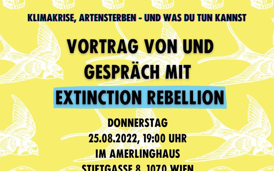 Vortrag von und mit Extinction Rebellion